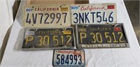 California License Plates.