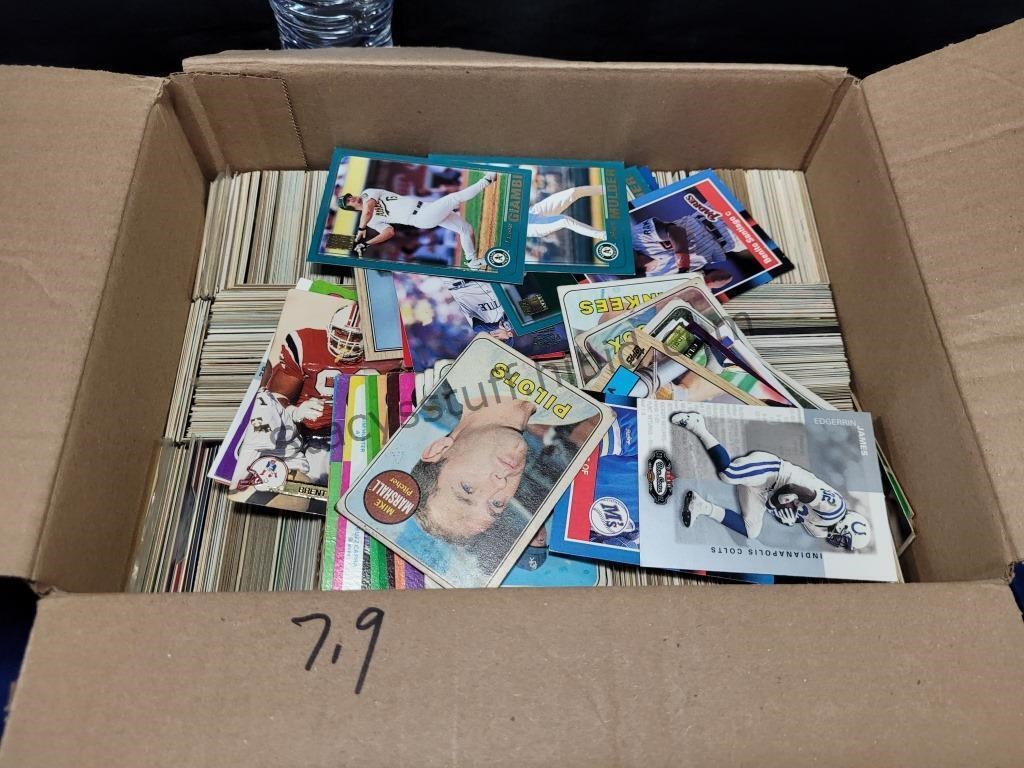 7.9 Lbs Mixed Sport Trading Cards