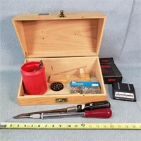 Shoe Polisher Box, Misc. Tools, & More