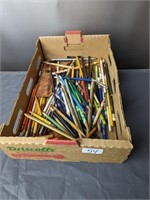 Large Box Lot of  Older Pencils
