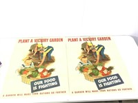 2 OWI #34 Victory Garden Posters