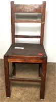 Primitive Wooden Child's Chair