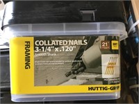 3-1/4" x .120" Framing Collated Nails (1,000ct.)