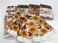 New Fall Harvest Dish Towels & Tablecloths