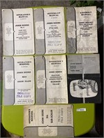 Vintage John Deere Operators manuals(13)
