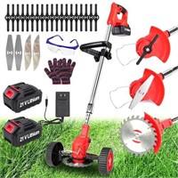 Electric Weed Eater Cordless 21V 4.0 Ah Telescopi