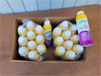 (22) Alba Botanic SPF-50 Sunscreen Spray Cans