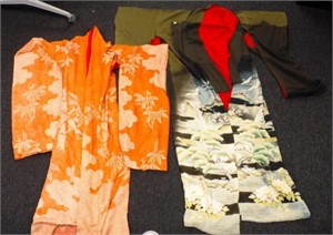 Two various Japanese ex-display kimonos