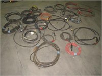 Assorted Welding Cables and Torches-