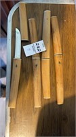 Stainless steal japan wooden stake