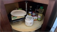 Whole cabinet contents miscellaneous cooking