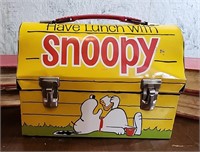 Snoopy metal lunch box, no thermos