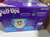 Box of Huggies Pull-Ups 4T-5T Diapers - 74 Count