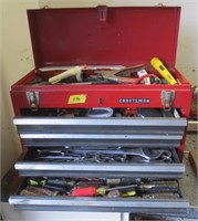 Craftsman toolbox with tools