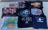 W - LOT OF 9 GRAPHIC TEES (Q16)