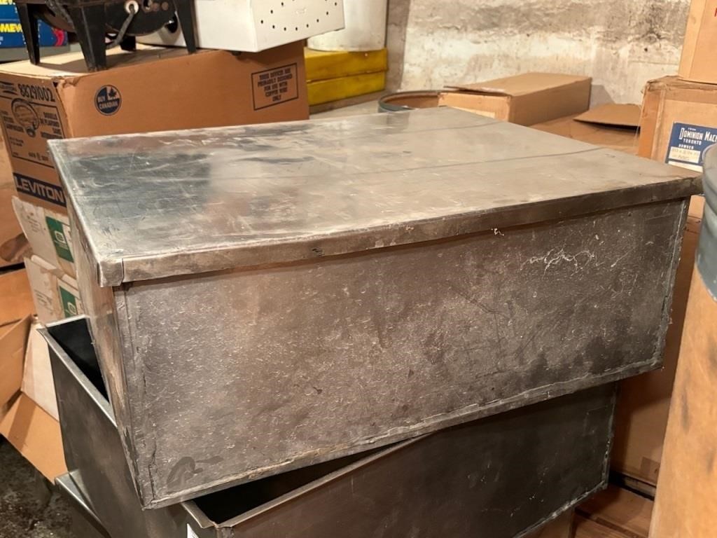 Stainless Steel Storage Box w/ Lid