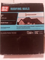 Grip Rite Smooth Shank 1in 1220ct 5lbs Roofing