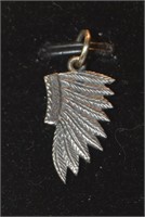 James Avery Sterling Silver Indian Headdress Charm