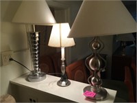 (3) Retro Table Lamps - all one money