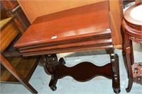 19thC blackwood console table / washstand