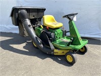 John Deere SX85 Riding Mower with Bagger