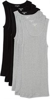 Amazon Essentials Men's 6-Pack Tank Undershirts