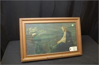 Framed Religeous Antique Picture 24" x 16"
