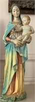 Madonna & Child Sculpture "Facsimilies,Nashua, NH