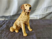 Resin Golden Labrador Retriever Statue