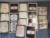 P729- Large Collection of US Currency In Folders