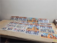 (20) Utah License Plates