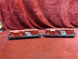 (2)Lionel Central New Jersey train engines.