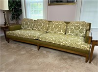 STUNNING MID CENTURY MODERN GREEN COUCH