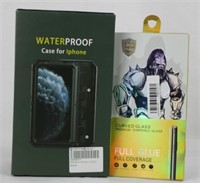 NIOB WaterProof Case for Iphone X/Xs + Curved Glas