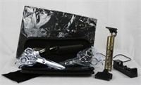 NIOB Barber Kit with sicssors combs and cloth + Ha