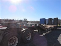 1984 Liddell Tri-Axle Step Deck Equipment Trailer,