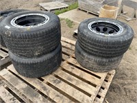 4 tires/rims ION ALLOY - 2 of P295/50R15 & 2 of