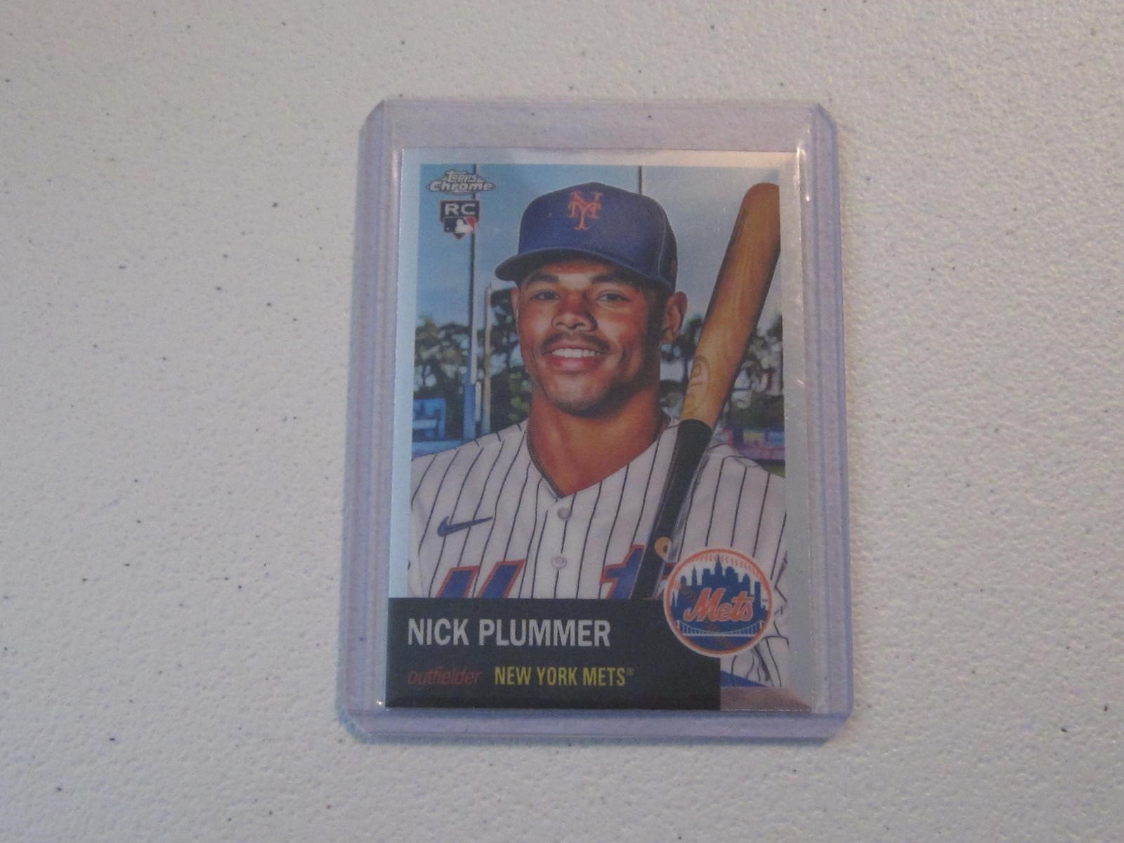 2022 TOPPS PLATINUM NICK PLUMMER RC METS