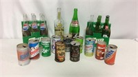 Vintage cans & bottles