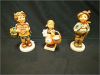 Three Hummel figurines: 4 3/4" Meditation;