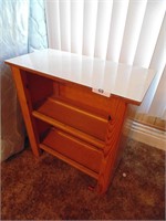 Hand Crafted Microwave Table