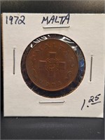 1972 Malta coin