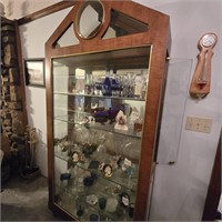 Curio cabinet contents not included
