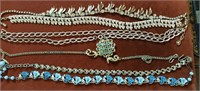 Various necklaces, six 1960s look