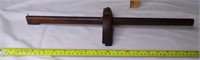 Vtg PGE Rosewood Panel Gauge