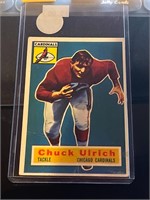 1956 Topps Football Chuck Ulrich NFL CARD