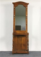 Tall Mirrored Hall Stand