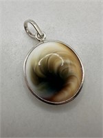 STERLING SILVER SHIVA EYE PENDANT