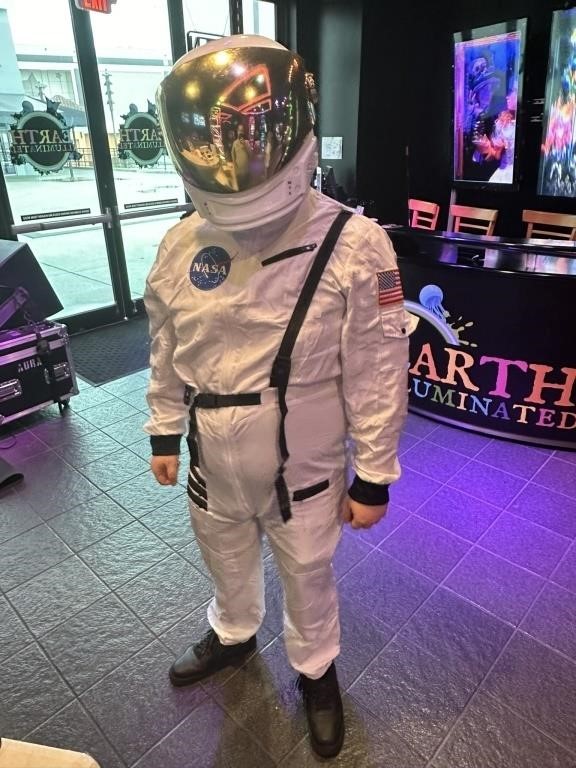 NASA SPACE MAN HALLOWEEN COSTUME (WITH NASA HAT,
