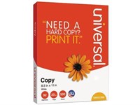 1 CASE Universal UNV21200 Copy Paper $98